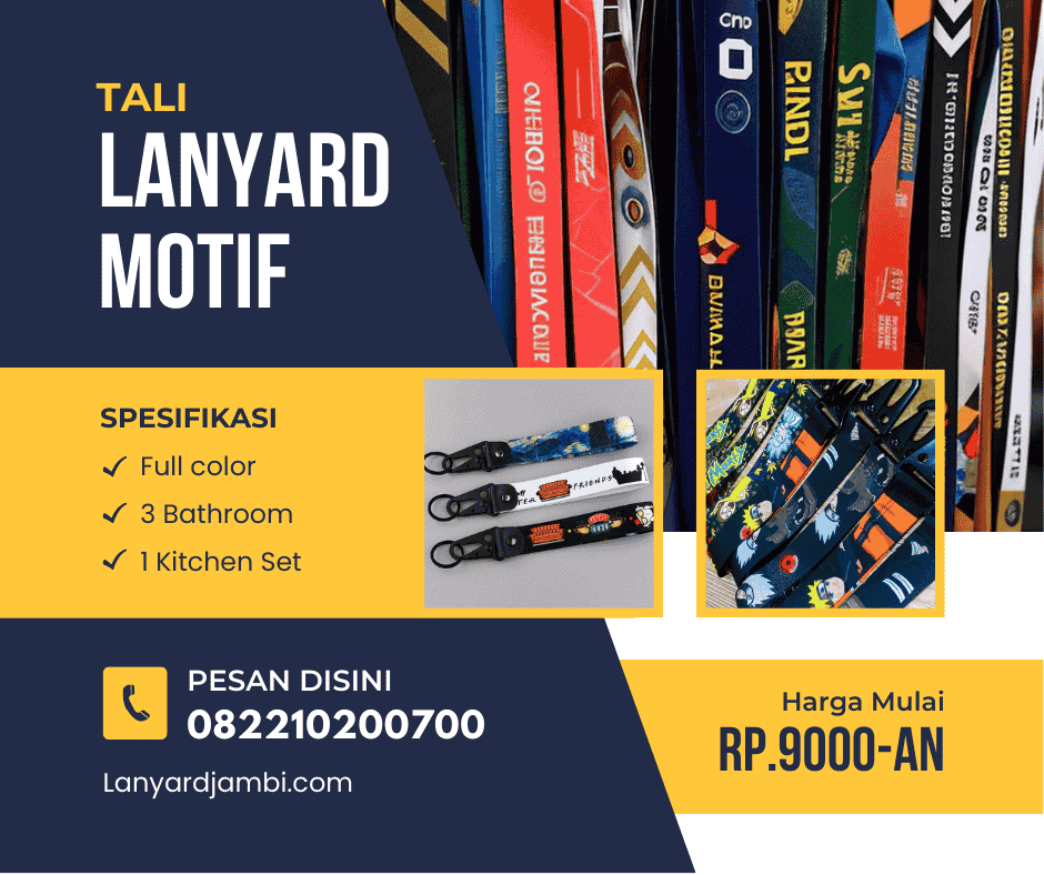 Tali Lanyard Motif Jambi